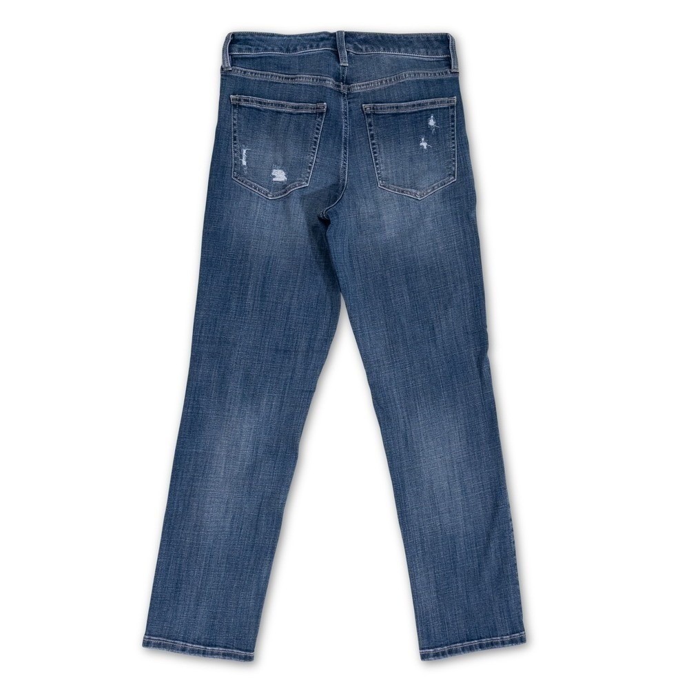 Liverpool Los Angeles Girlfriend Jeans Womens 6/28 Blue Distressed Eco Logical - Picture 2 of 7